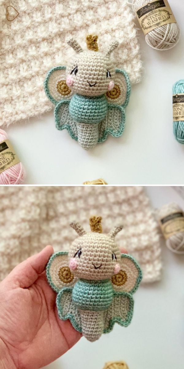 Crocheted amigurumi pattern.
