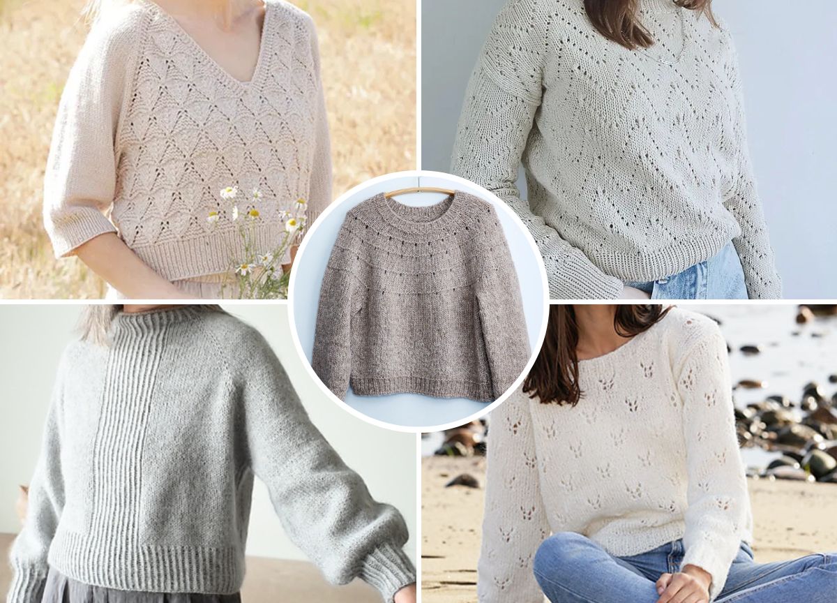modern and stylish knitted pullovers for spring