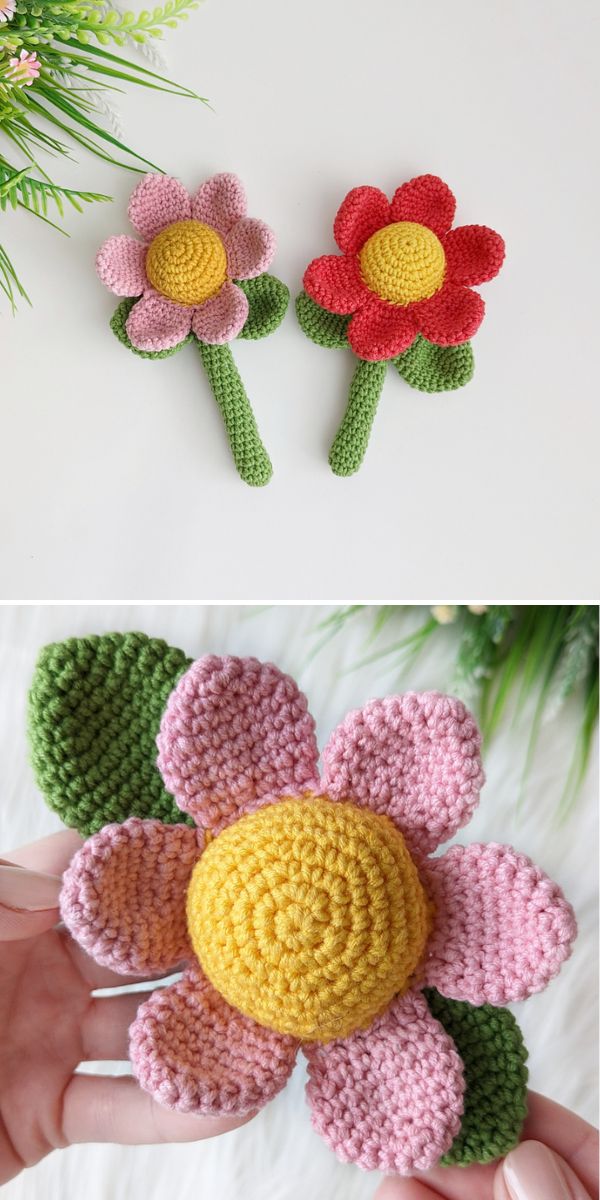 Crochet Flowers - Free Patterns