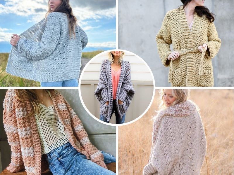 The Best Oversized Crochet Cardigans [Free Patterns for 2024]