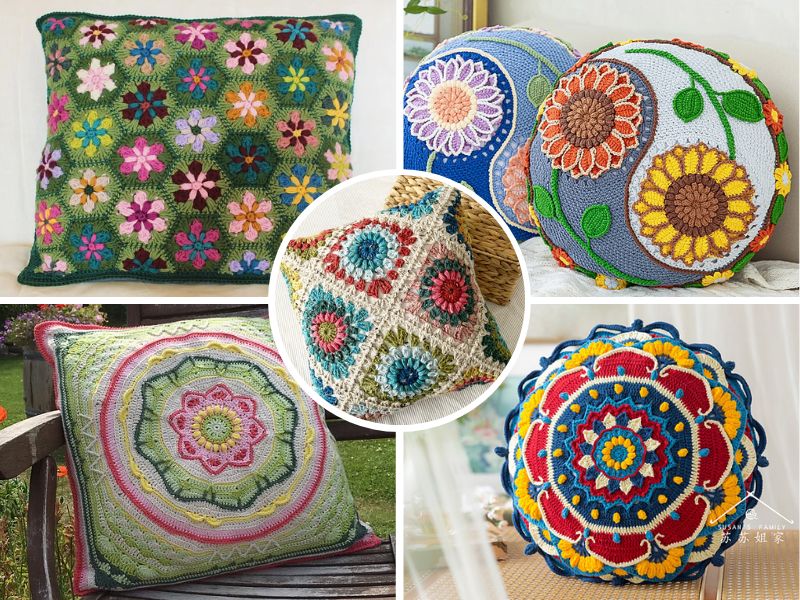 wonderful crochet pillows