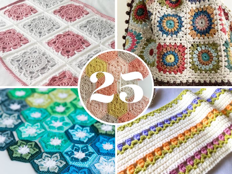25 Best Free Crochet Afghan Patterns