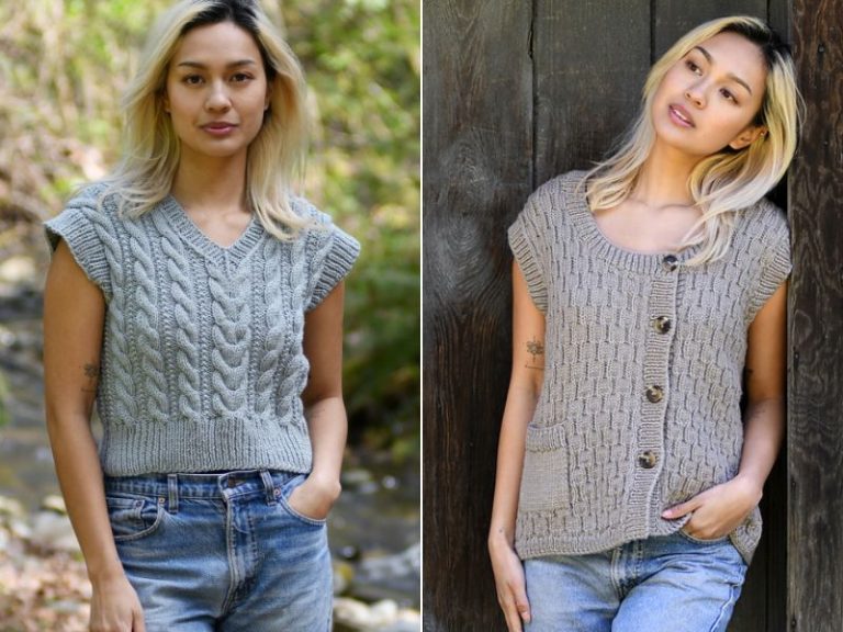 Knitted Vests Free Patterns