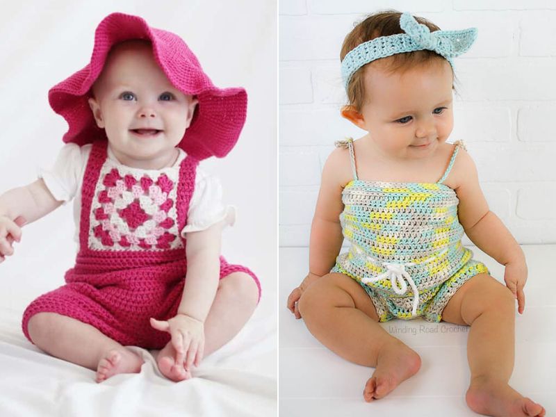Free patterns for baby rompers/baby bloomers : r/crochetpatterns