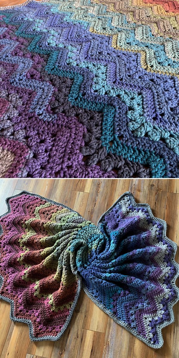 Awesome Chevron Crochet Blankets Free Patterns