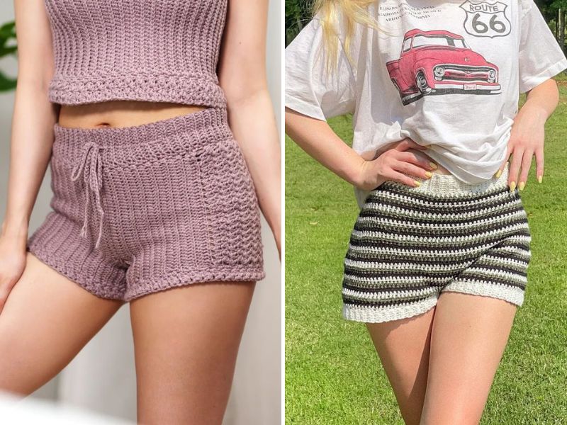 10 Amazing Crochet Shorts Patterns for Summer - Nicki's Homemade Crafts