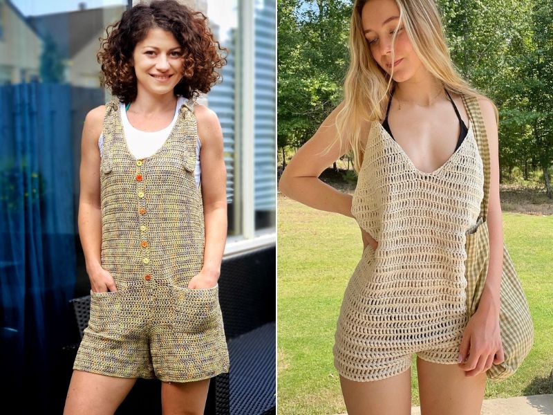 Crochet Jumpsuit Ideas and Free Patterns