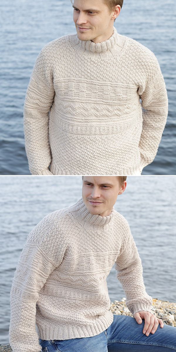 Free aran knitting on sale patterns for men's jumpers