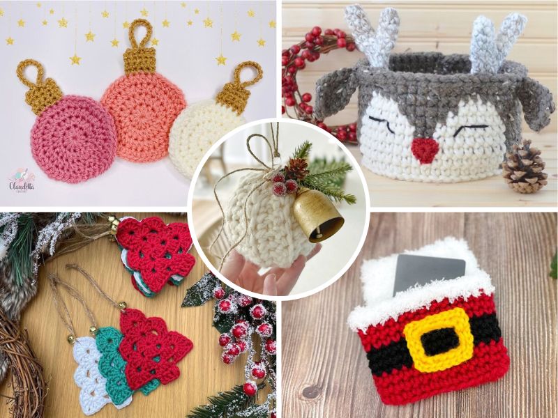 6 Easy Crochet & Knit Christmas Gifts - Free Patterns - JJCrochet