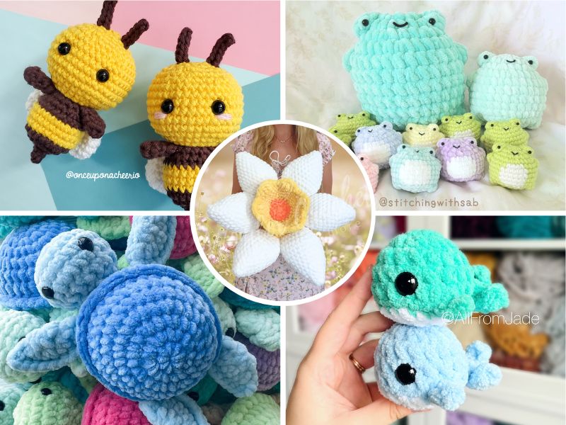 How to Embellish Safety Eyes on #crochet Amigurumi Animals 