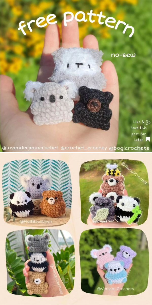 17 No-Sew Amigurumi Patterns (free and easy!) - Little World of Whimsy