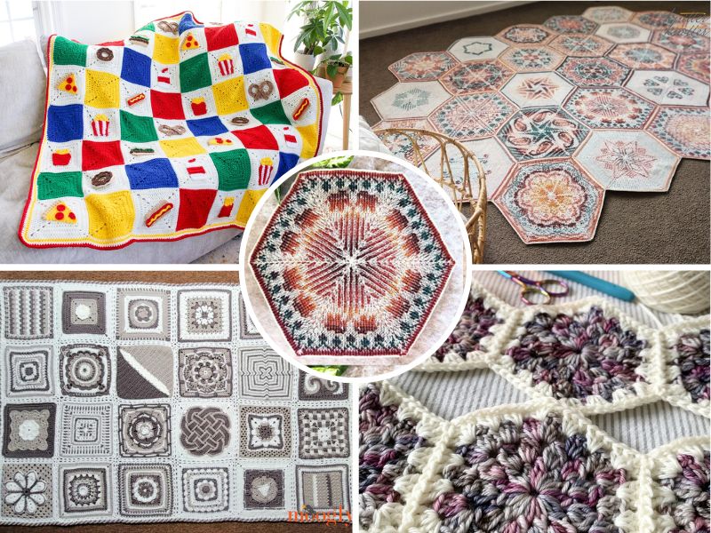 Beautiful Mandala CALs - Patterns Free Crochet