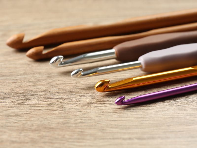 a set of crochet hooks