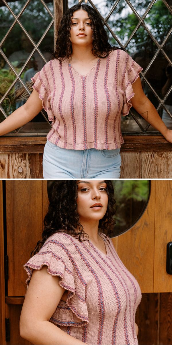 a beautiful knitted top