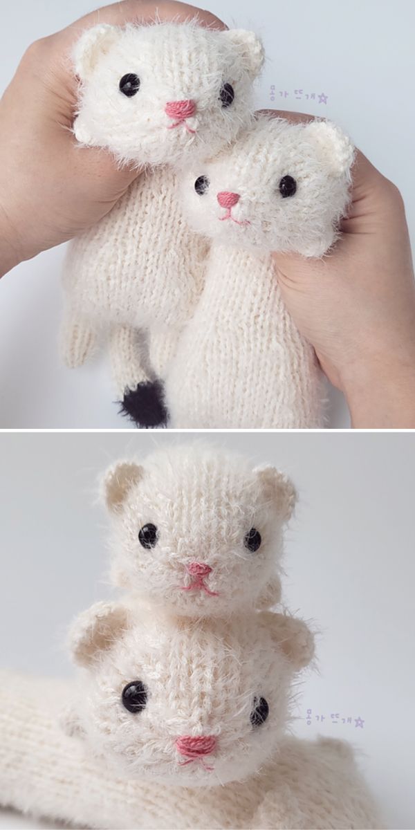 knitted animal amigurumi