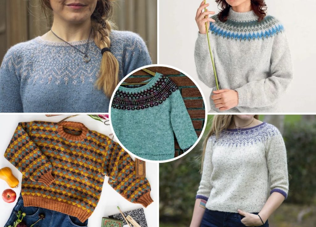 women wearing knitted sweaters